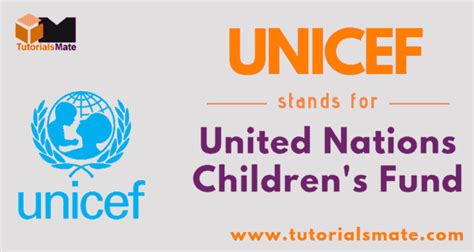 unicef stands for